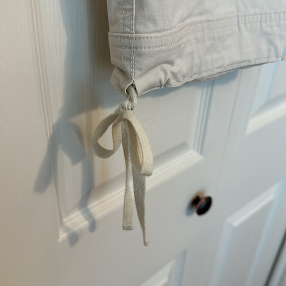 Coldwater Creek capris with ties on the side. Size 18 W. Light Khaki color - Picture 3 of 4